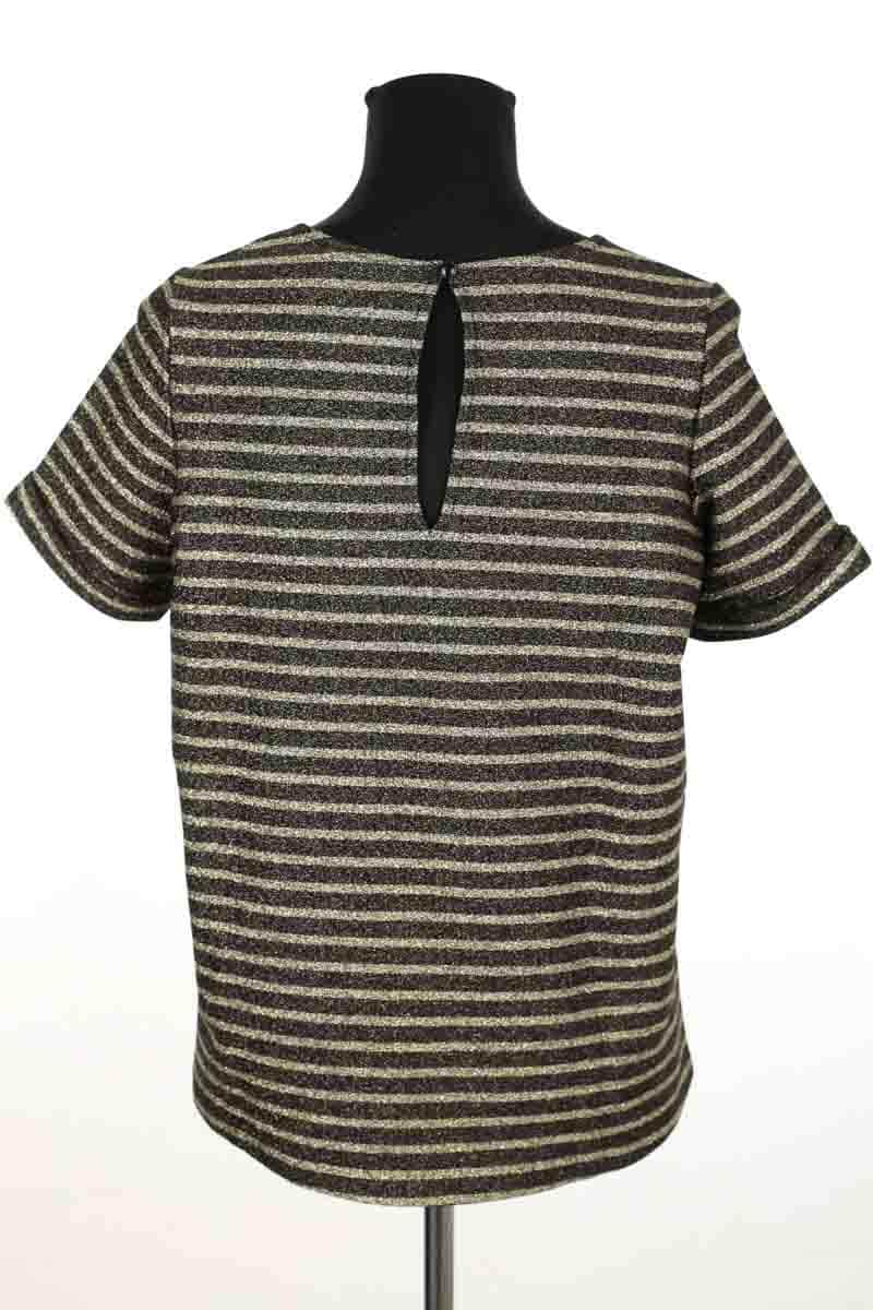 Top Sézane Noir en Viscose
