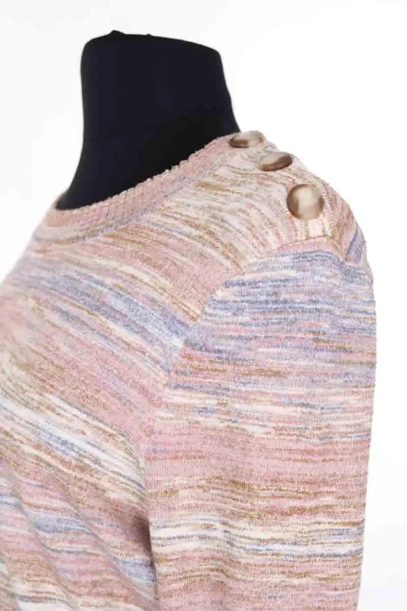 Top Sézane Rose en Viscose