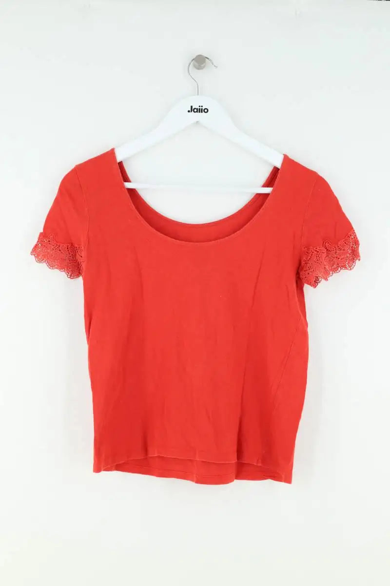 Top Sézane Rouge en Coton