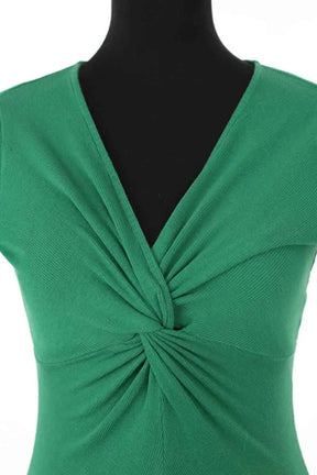 Top Sézane Vert en Coton