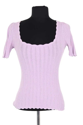 Top Sézane Violet en Coton, taille S - Seconde Main