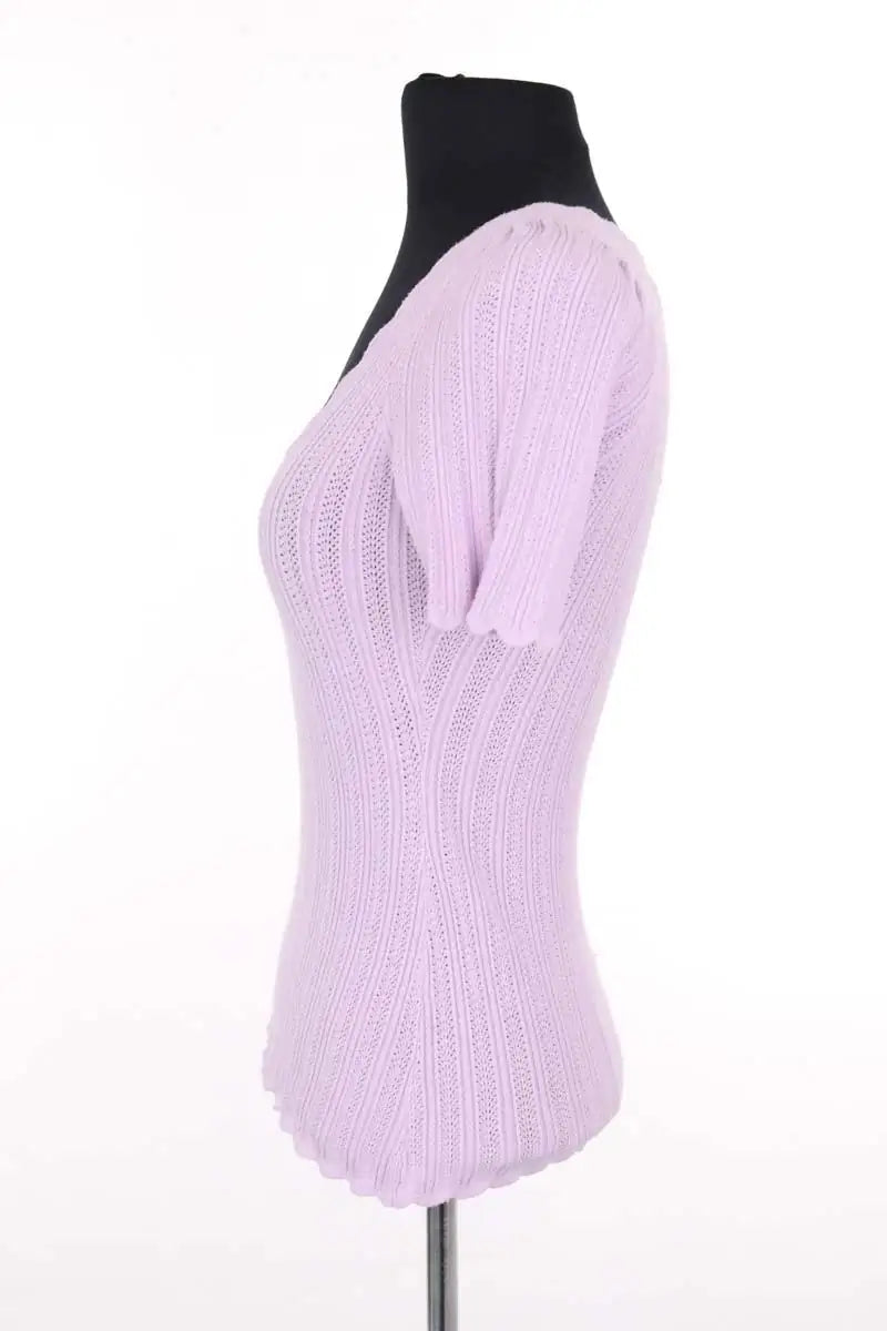 Top Sézane Violet en Coton