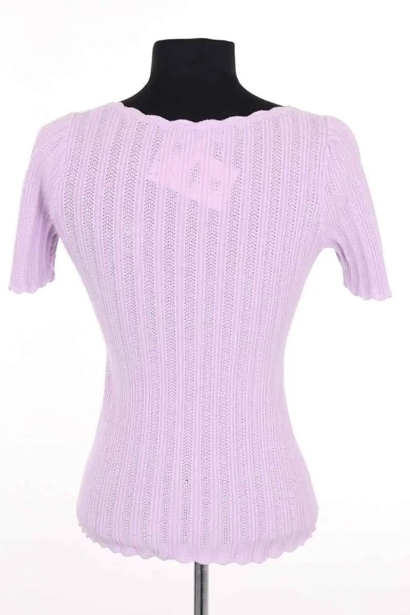 Top Sézane Violet en Coton