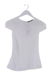 Top Tara Jarmon Blanc en Coton, taille S - Seconde Main