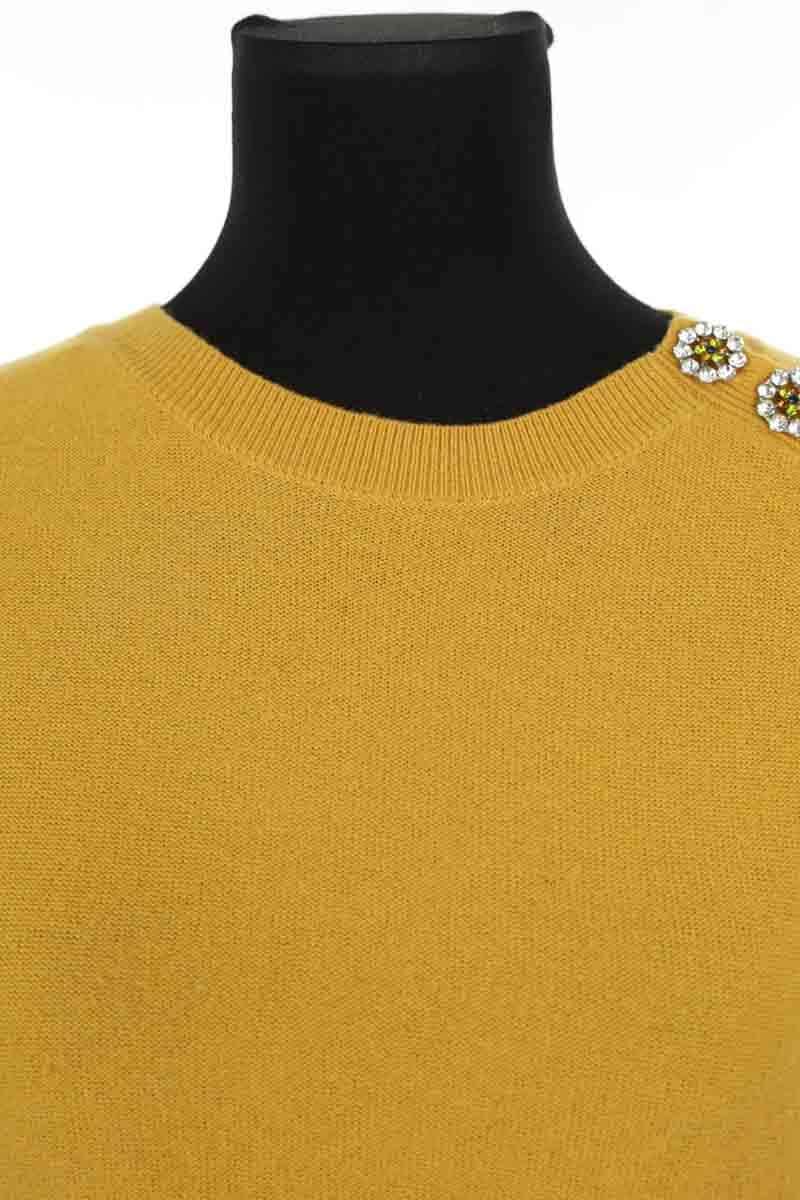 Top Tara Jarmon Jaune en Laine