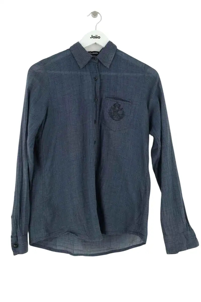 Top The Kooples Bleu en Coton, taille M - Seconde Main