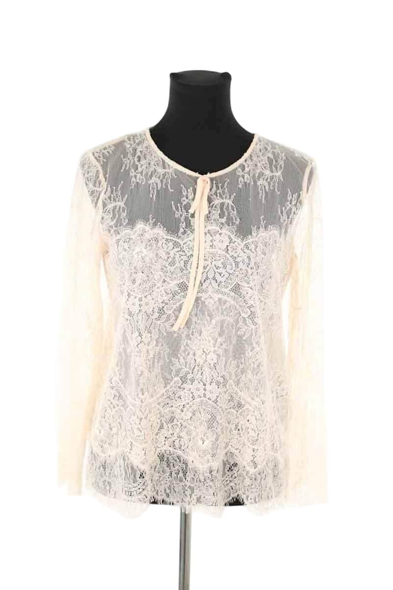 Top The Kooples Rose en Synthétique, taille S - Seconde Main