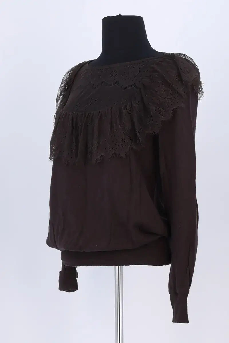 Top Vanessa Bruno Marron en Coton