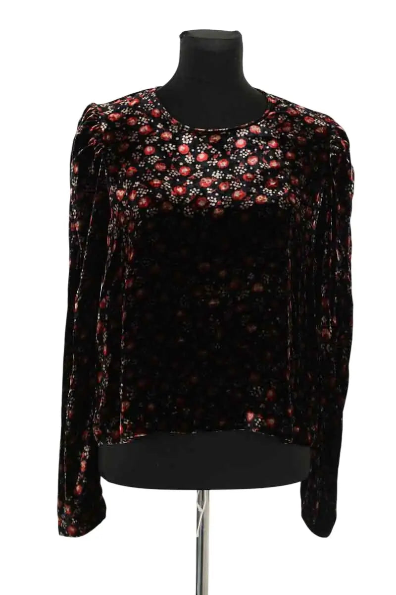Top Vanessa Bruno Noir en Viscose, taille L - Seconde Main