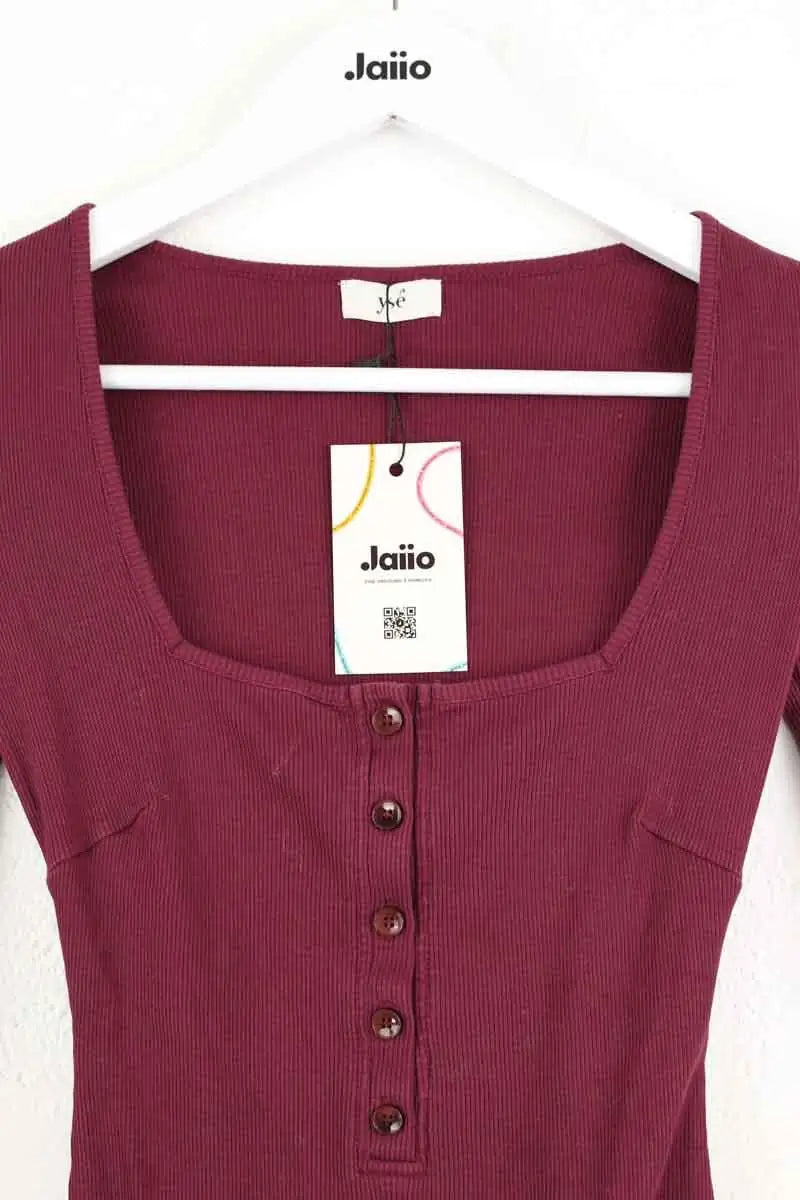 Top Ysé Violet en Coton