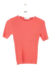 Top Yves Saint Laurent Orange en Coton, taille S - Seconde Main