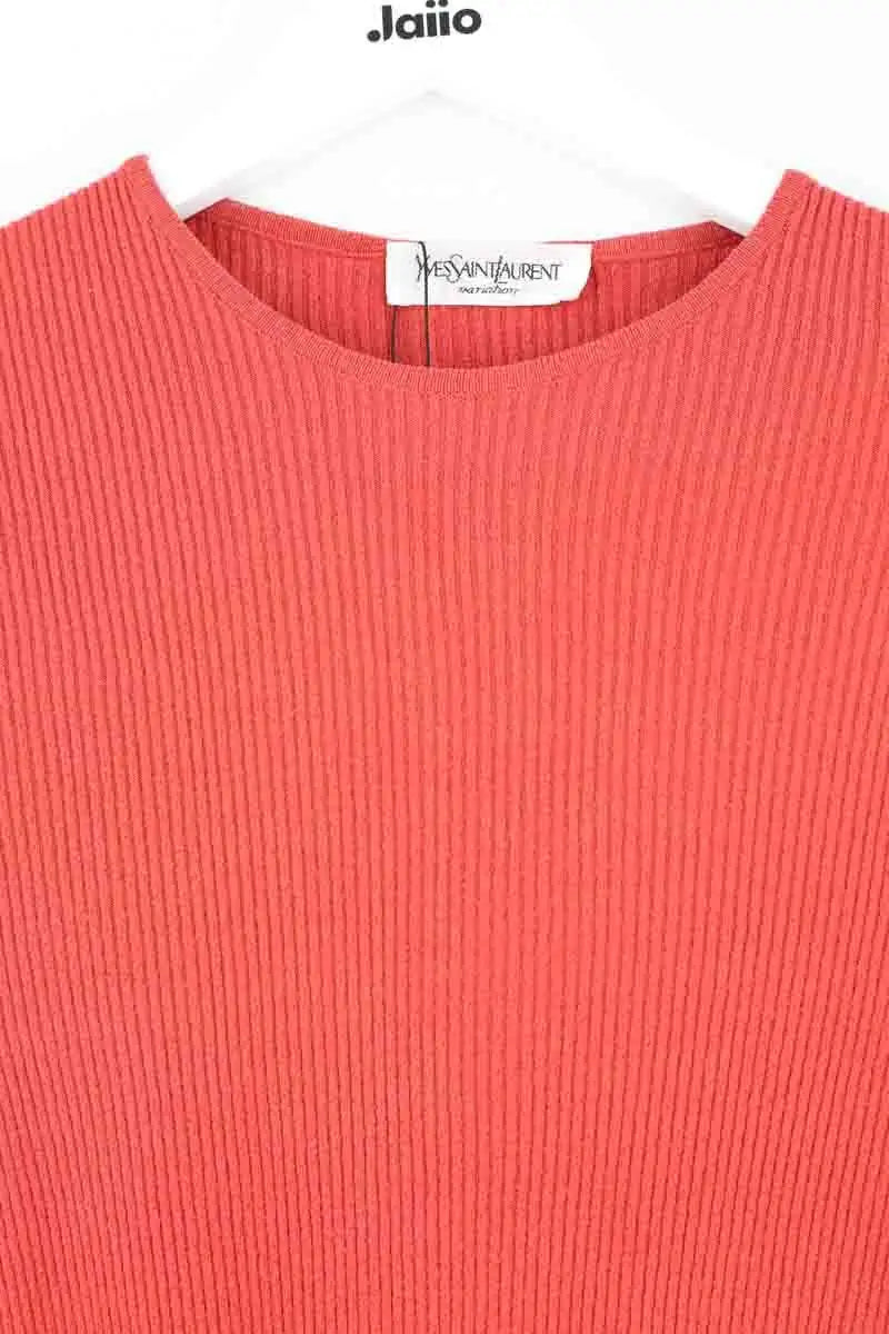 Top Yves Saint Laurent Orange en Coton