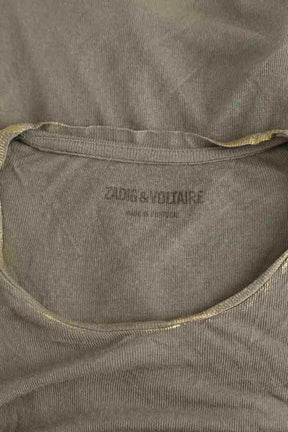 Top Zadig & Voltaire Kaki en Synthétique