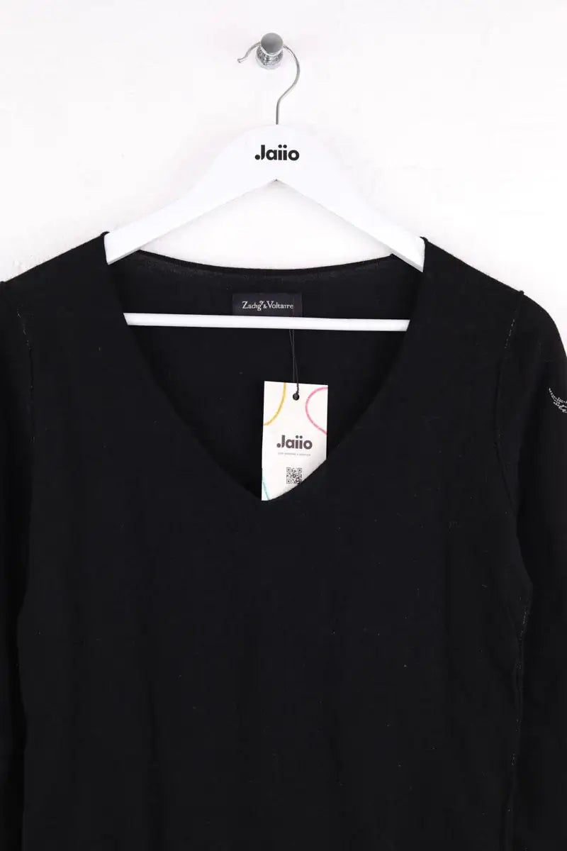 Top Zadig & Voltaire Noir en Laine