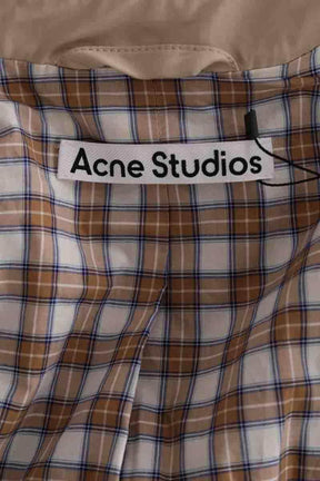 Trench-coat Acne Studios Beige en Coton