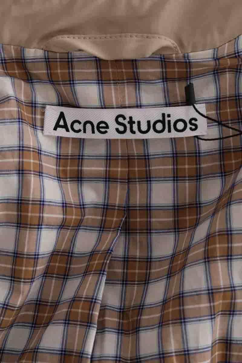Trench-coat Acne Studios Beige en Coton