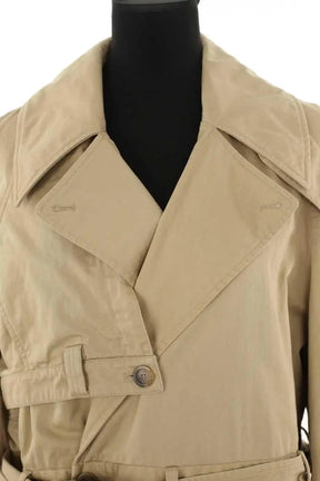 Trench-coat Balenciaga Deconstructed trench en coton twill Kaki en Coton