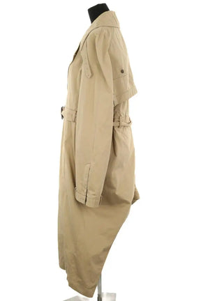 Trench-coat Balenciaga Deconstructed trench en coton twill Kaki en Coton