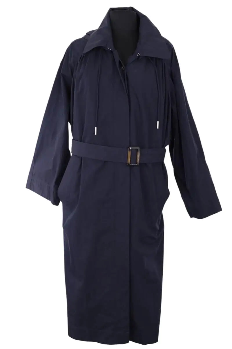 Trench-coat Ba&Sh Marine en Synthétique, taille S - Seconde Main