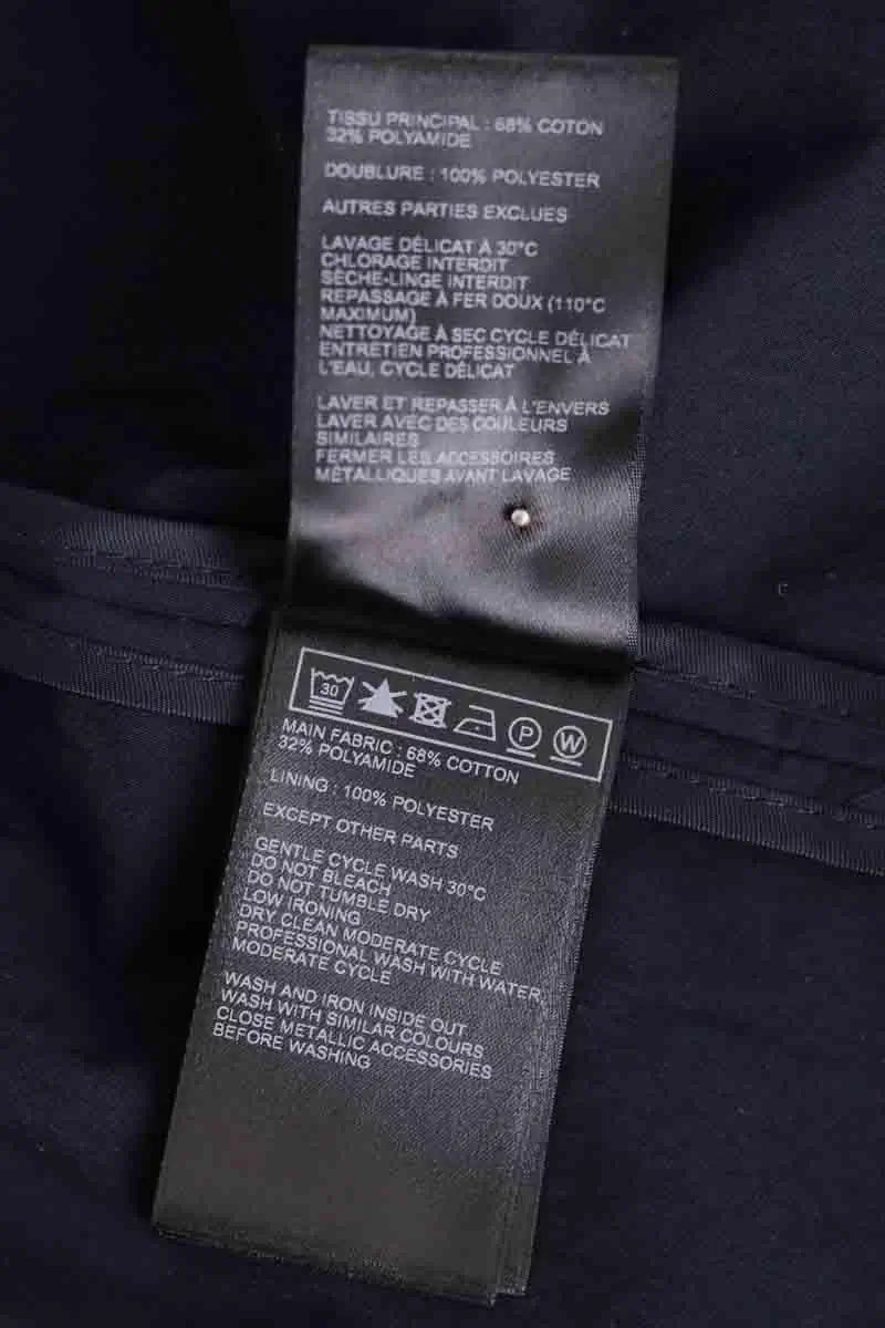 Trench-coat Ba&Sh Marine en Synthétique