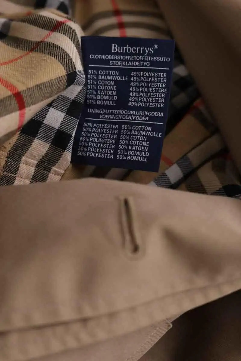 Trench-coat Burberry Beige en Coton