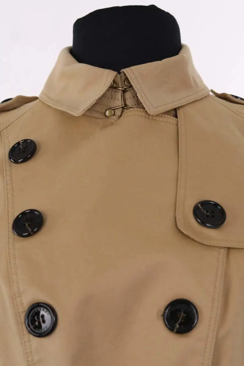 Trench-coat Burberry Beige en Coton