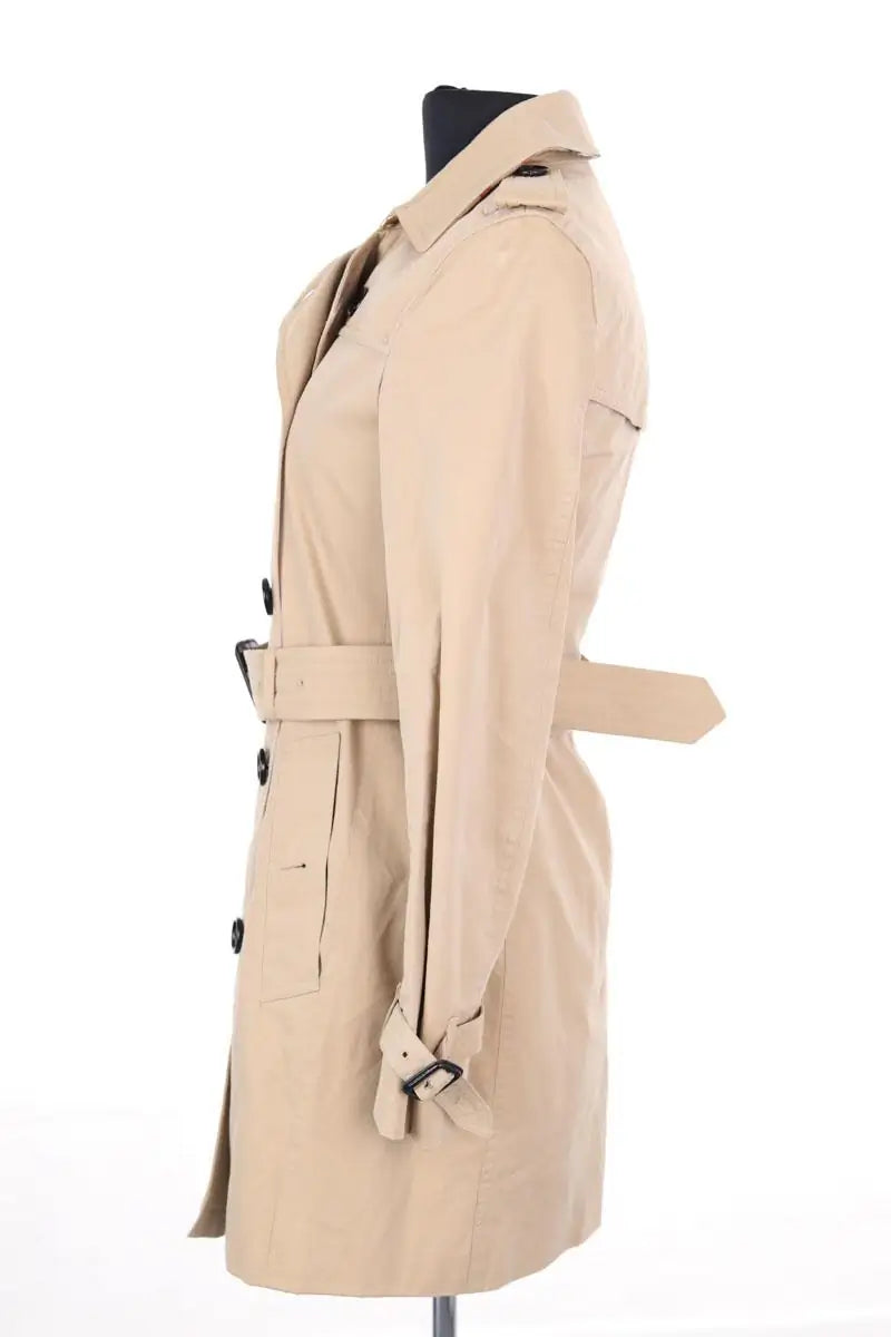 Trench-coat Burberry Beige en Coton