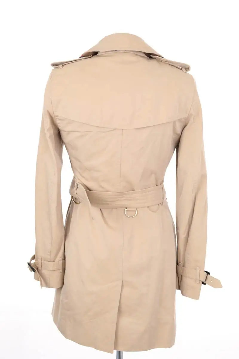 Trench-coat Burberry Beige en Coton