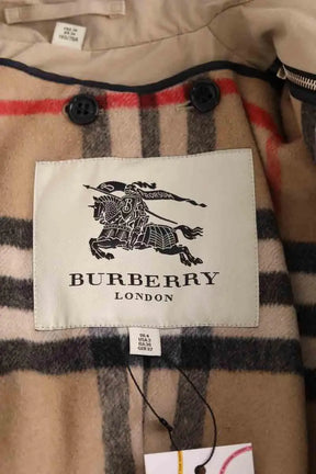 Trench-coat Burberry Beige en Coton