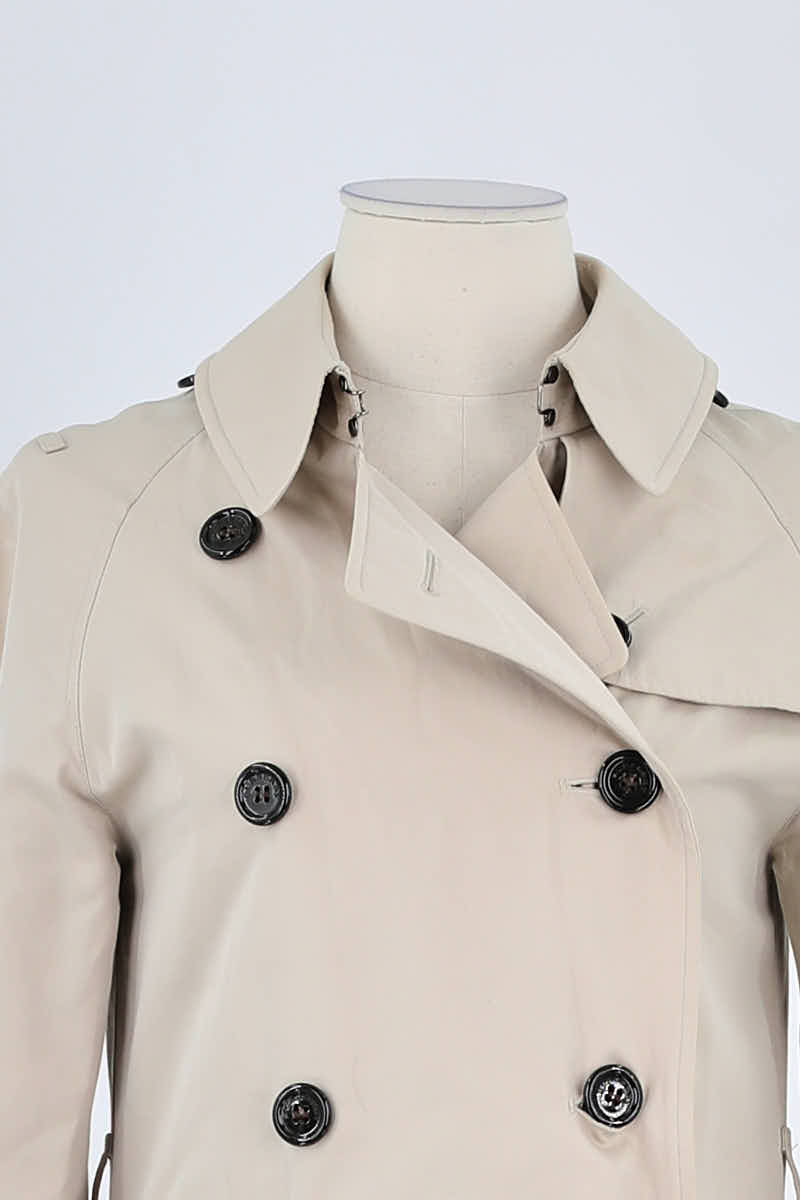 Trench-coat Burberry Beige en Coton