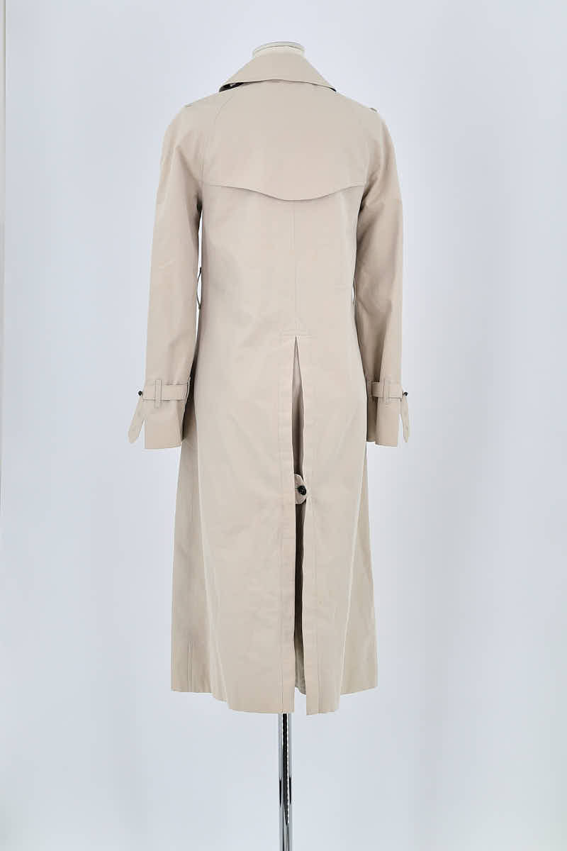 Trench-coat Burberry Beige en Coton