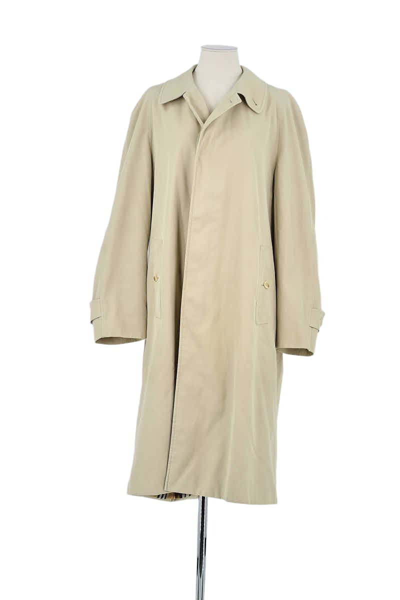 Trench-coat Burberry Beige en Polyester, taille L - Seconde Main