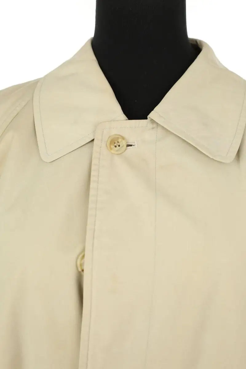 Trench-coat Burberry Beige en Synthétique