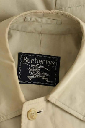 Trench-coat Burberry Beige en Synthétique