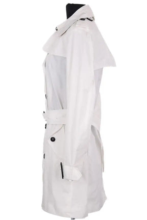 Trench-coat Burberry Blanc en Synthétique