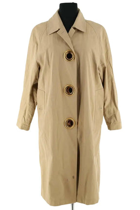 Trench-coat Burberry Camel en Cachemire, taille XS - Seconde Main