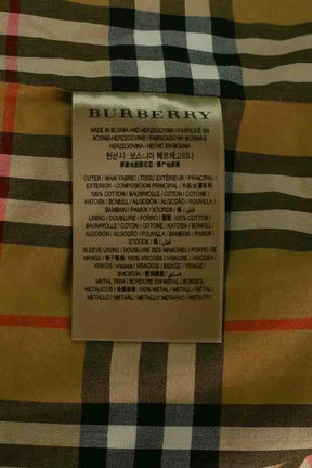 Trench-coat Burberry Camel en Cachemire