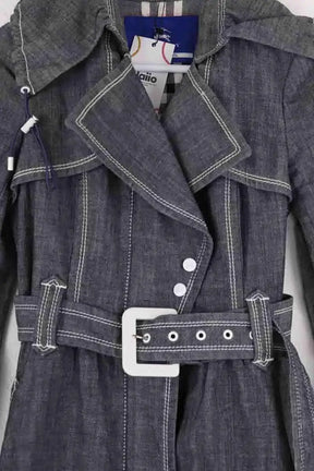 Trench-coat Burberry Gris en Coton