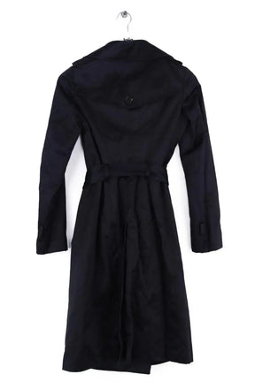 Trench-coat Burberry Marine en Coton