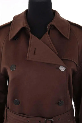 Trench-coat Burberry Marron en Coton