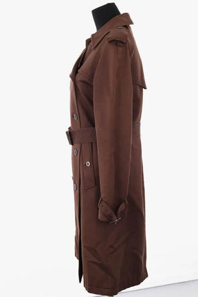 Trench-coat Burberry Marron en Coton