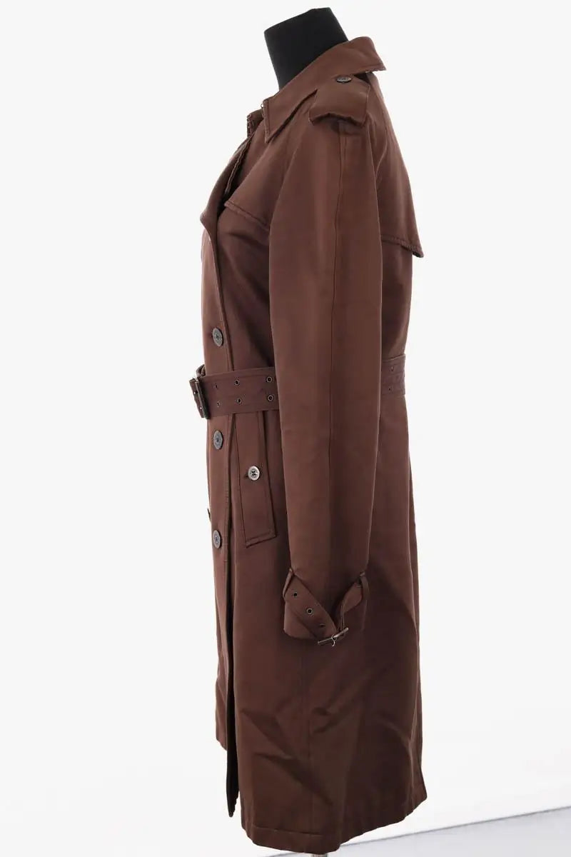 Trench-coat Burberry Marron en Coton