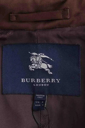 Trench-coat Burberry Marron en Coton