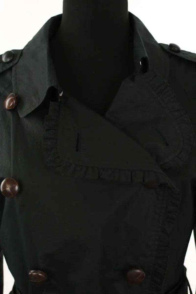 Trench-coat Burberry Noir en Coton