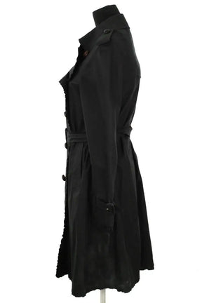 Trench-coat Burberry Noir en Coton
