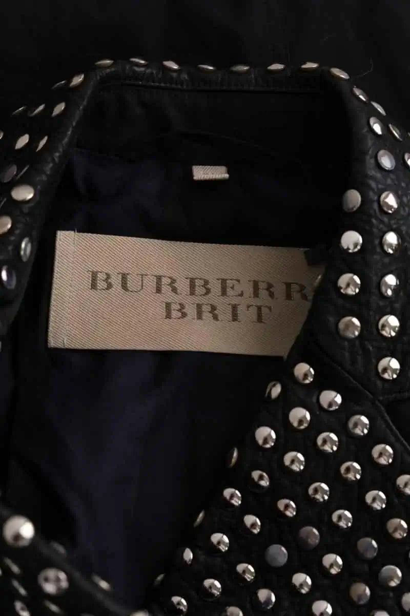 Trench-coat Burberry Noir en Coton