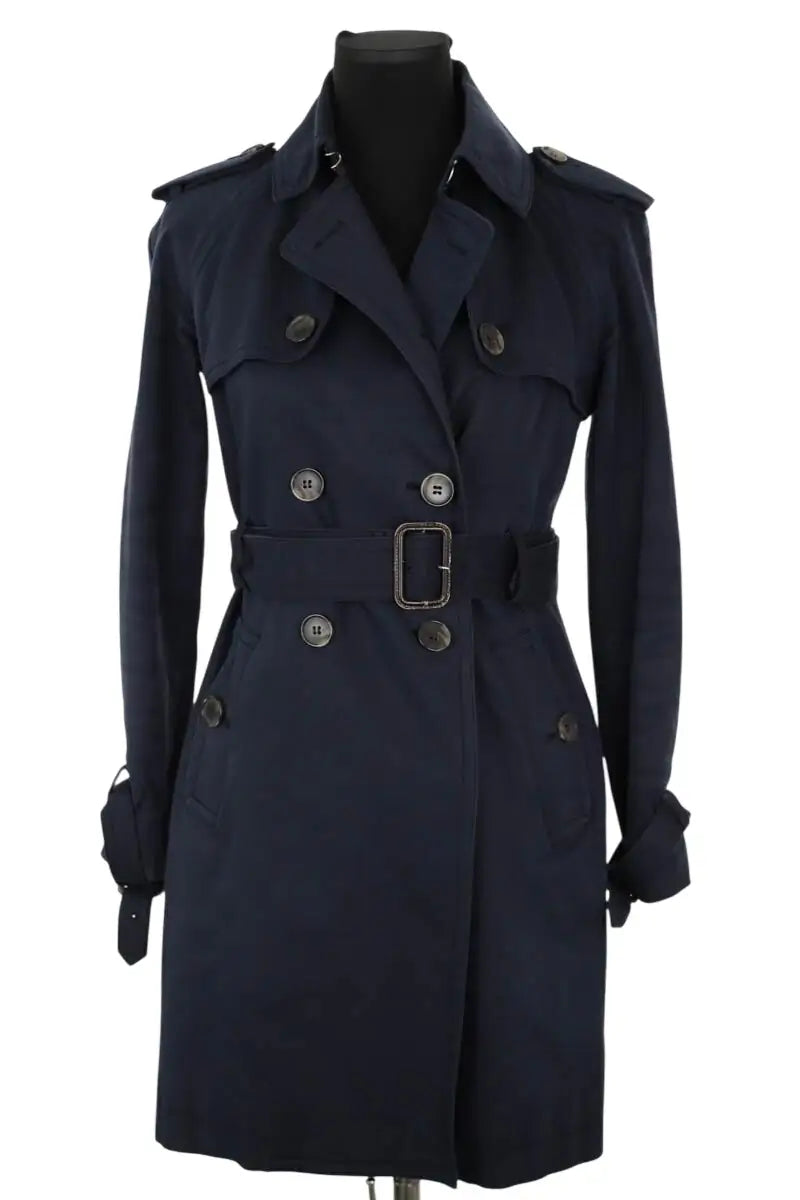 Trench-coat Club Monaco Marine en Coton, taille XS - Seconde Main