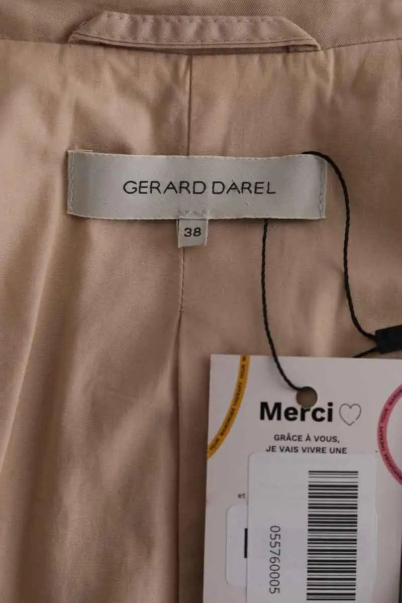 Trench-coat Gerard Darel Beige en Coton