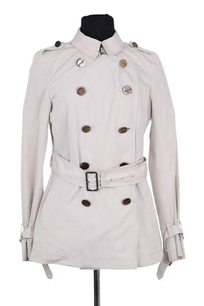 Trench-coat Gerard Darel Beige en Synthétique, taille S - Seconde Main