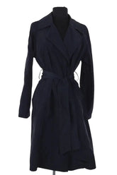 Trench-coat Gerard Darel Marine en Synthétique, taille S - Seconde Main